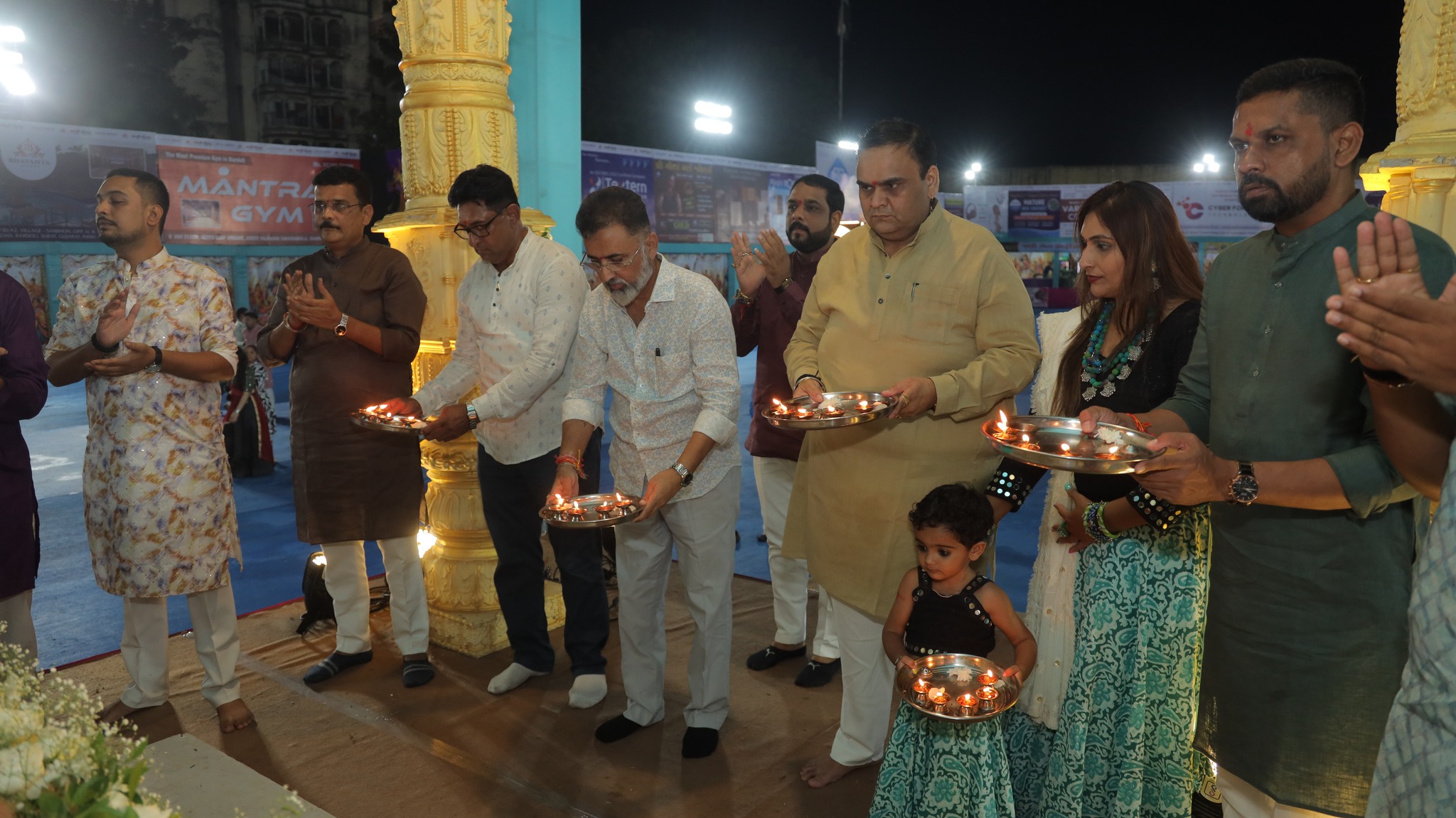 તા.૦૭-૧૦-૨૦૨૪ ના રોજ બારડોલીના લોટસ ગ્રુપ ખાતે નવરાત્રી ઉત્સવ ૨૦૨૪ નો ૫ મો દિવસ ઉજવાયો.